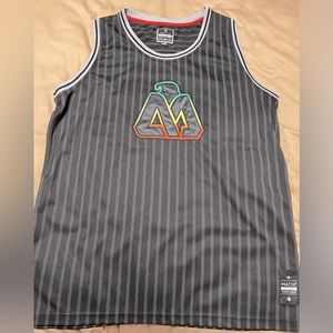 **NWOT** Matix All-Scars Throwback Rasta Jersey